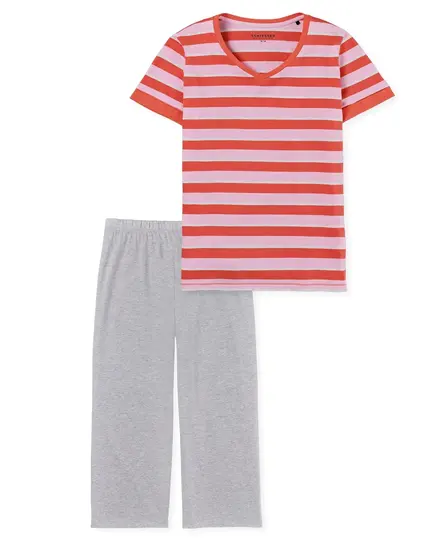 Schiesser Pyjama Long red 181254 36/S