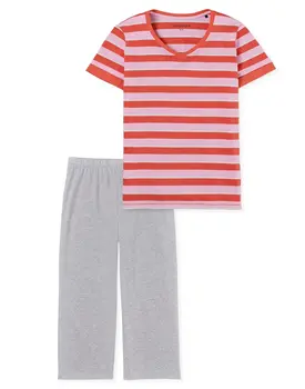 Schiesser Pyjama Long red 181254 38/M