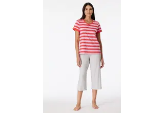 Schiesser Pyjama Long rouge 181254 44/XXL