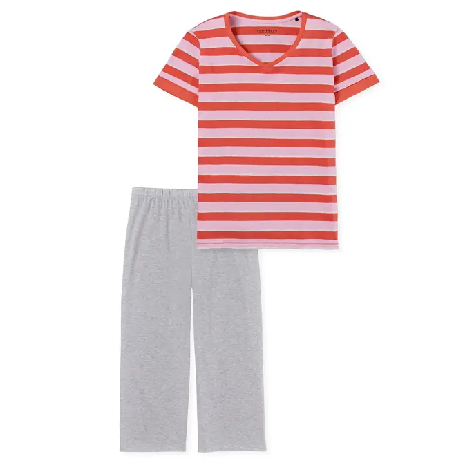 Schiesser Pyjama Long rouge 181254 44/XXL