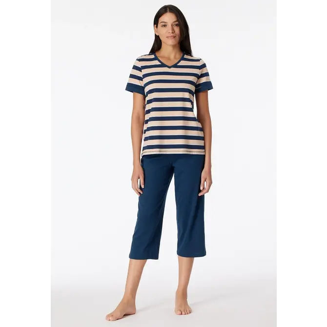 Schiesser Pyjama long multicolore 181254 38/M
