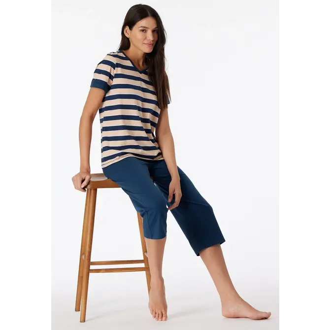 Schiesser Pyjama Long multicolour 181254 42/XL