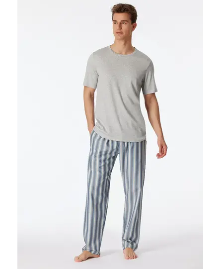 Schiesser Long Pants bluegrey 180292 48/S