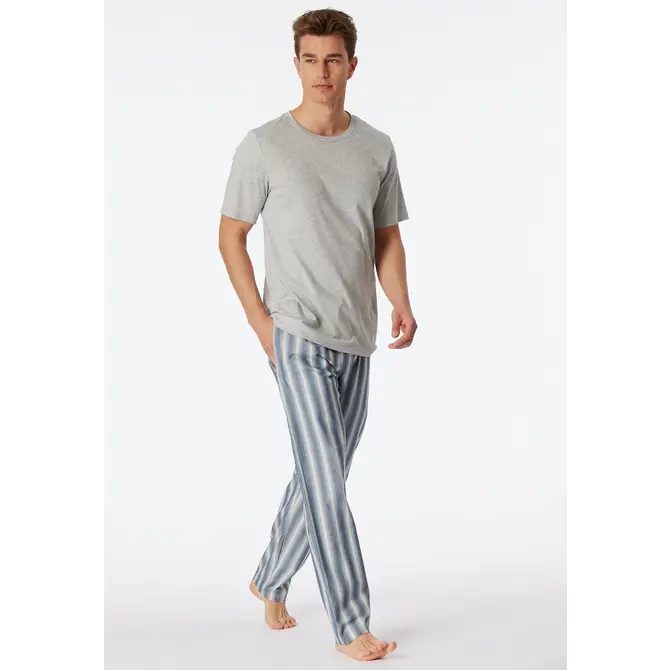 Schiesser Long Pants bluegrey 180292 54/XL Schiesser Long Pants bluegrey 180292 54/XL