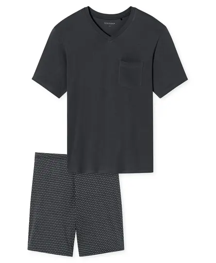 Schiesser Pyjama Short charcoal 181153 48/S