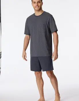 Schiesser Pyjama Short charcoal 181155 52/L