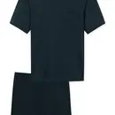Schiesser Schiesser Pyjama Short nightblue 181155 48/S