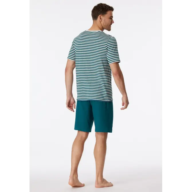 Schiesser Pyjama Short jeans 181165 48/S