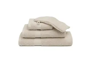 Vandyck Prestige Plain Stone Guest towel 40x60