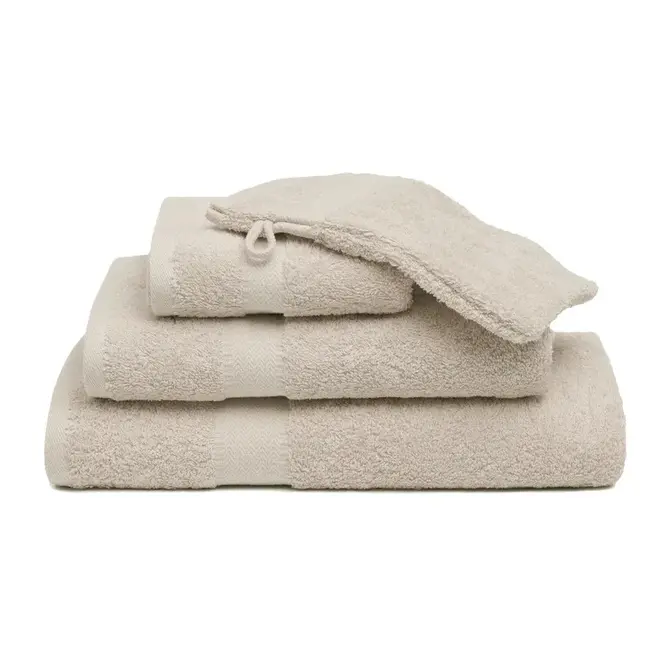 Vandyck Prestige Plain Stone Guest towel 40x60