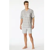 Schiesser Pyjama Short grey melange 181161 50/M
