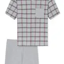 Schiesser Schiesser Pyjama Short grey melange 181161 50/M