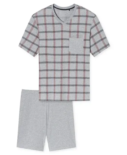 Schiesser Pyjama Short grey melange 181161 54/XL