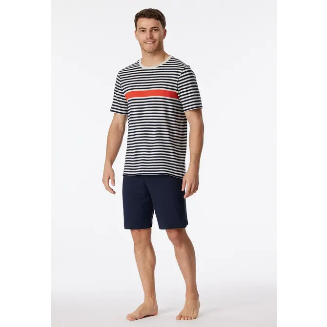 Schiesser Pyjama Short grapefruit 181165 52/L