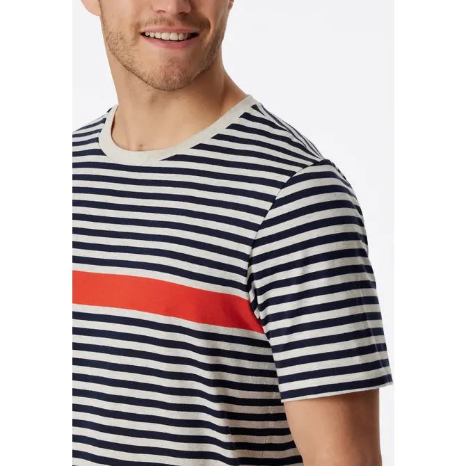 Schiesser Pyjama court pamplemousse 181165 52/L