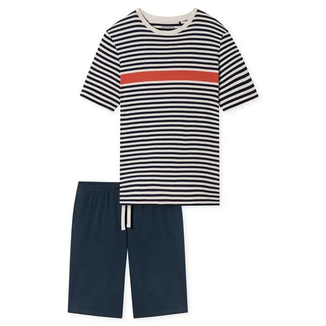 Schiesser Pyjama Short grapefruit 181165 52/L