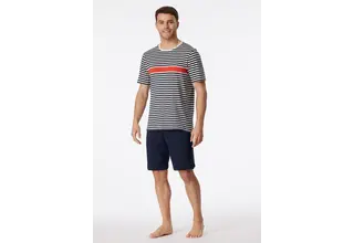 Schiesser Pyjama Short grapefruit 181165 54/XL