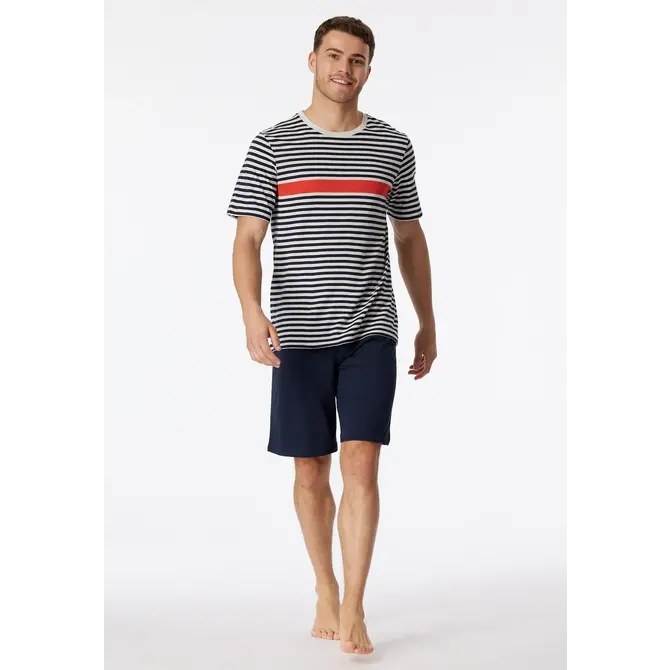 Schiesser Pyjama Short grapefruit 181165 54/XL