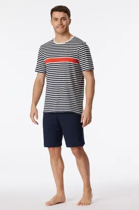 Schiesser Pyjama Short grapefruit 181165 56/XXL