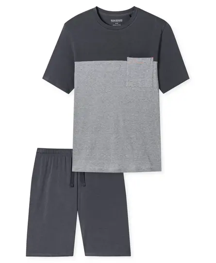 Schiesser Pyjama Short charcoal 181167 50/M