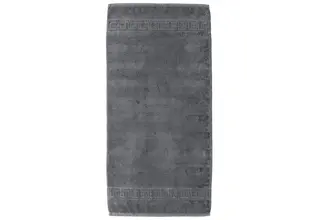 Cawö Noblesse Uni Handdoek 50x100 Antraciet