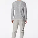 Schiesser Schiesser Pyjama long gris mélangé 181172 48/S