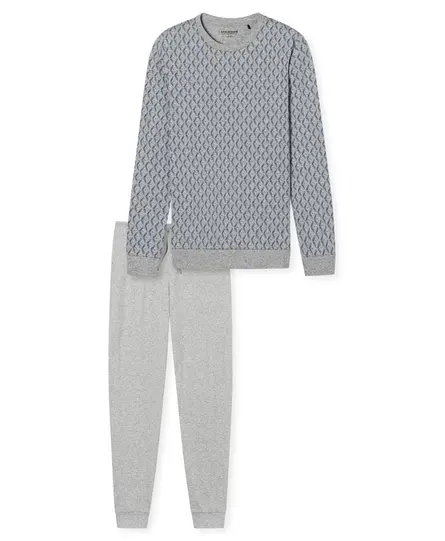 Schiesser Pyjama Long grey melange 181172 50/M