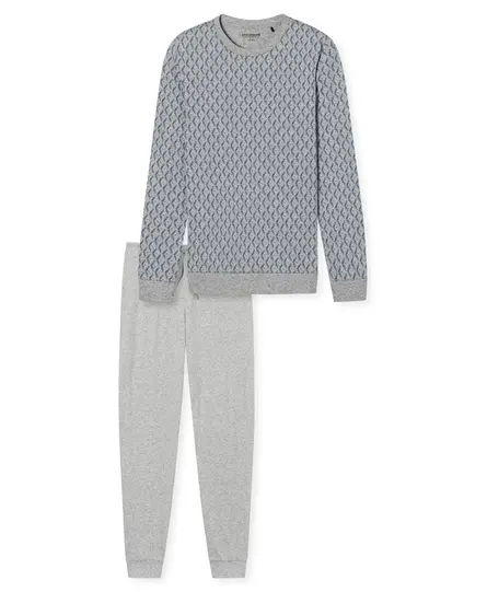 Schiesser Pyjama Long grey melange 181172 52/L