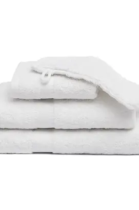 Vandyck Prestige Plain White Guest towel 40x60