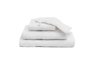 Vandyck Prestige Plain White Guest towel 40x60