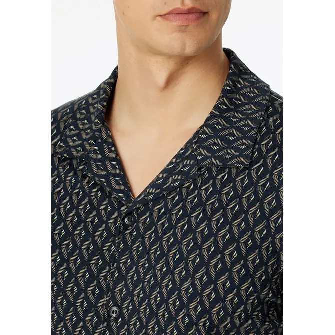 Schiesser Pyjama long bleu nuit 181176 54/XL