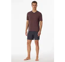 Schiesser Pyjama Short charcoal 181178 48/S