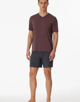 Schiesser Pyjama Short charcoal 181178 48/S