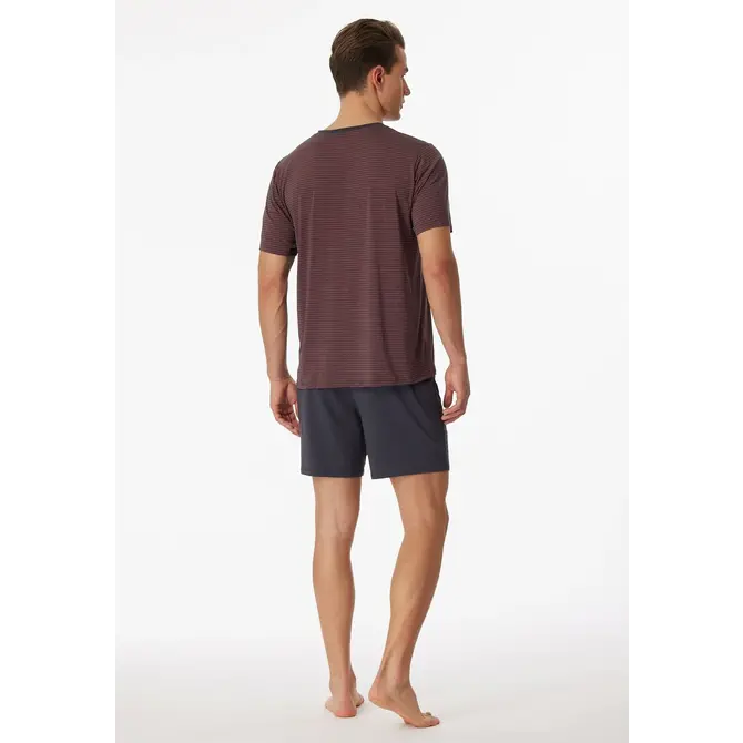 Schiesser Pyjama Short charcoal 181178 48/S