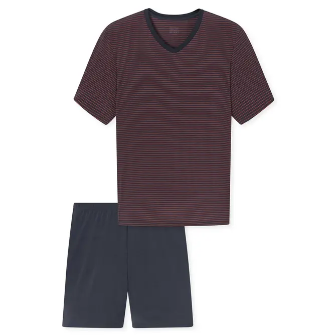 Schiesser Pyjama Short charcoal 181178 48/S