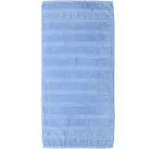 Cawö Noblesse Uni Serviette 50x100 Bleu clair