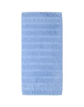 Cawö Noblesse Uni Handdoek 50x100 Lichtblauw