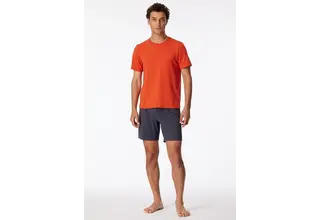 Schiesser Pyjama Short charcoal 181180 52/L