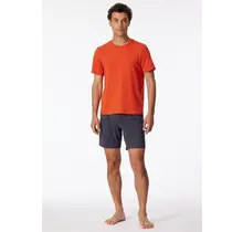 Schiesser Pyjama Court anthracite 181180 54/XL