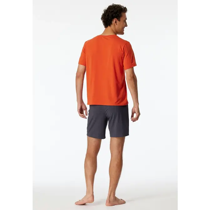 Schiesser Pyjama Short charcoal 181180 54/XL