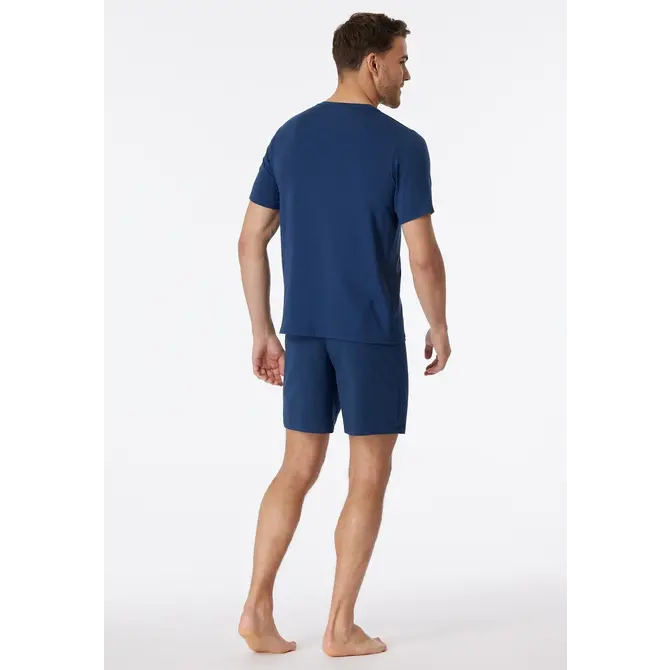 Schiesser Pyjama Court amiral 181180 48/S