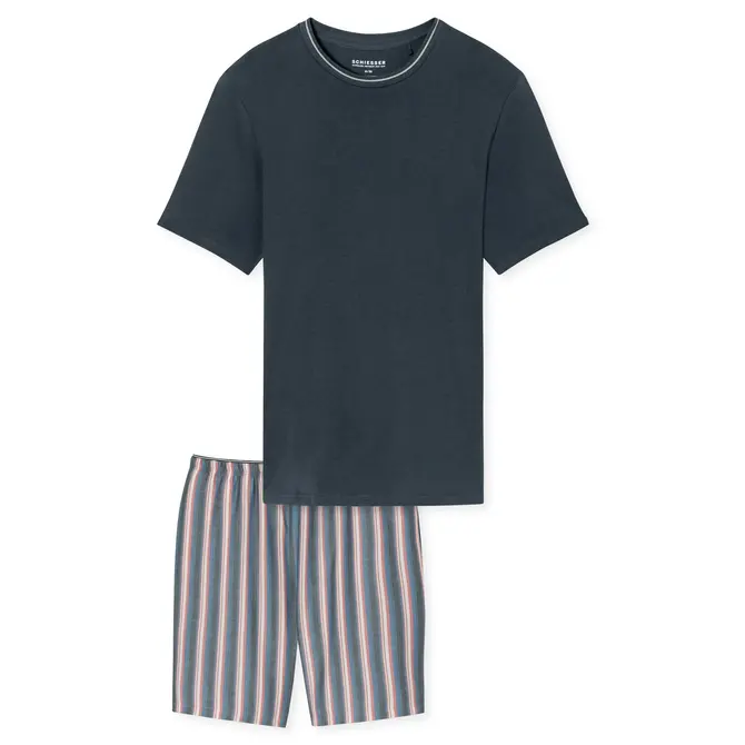 Schiesser Pyjama Short charcoal 181182 48/S