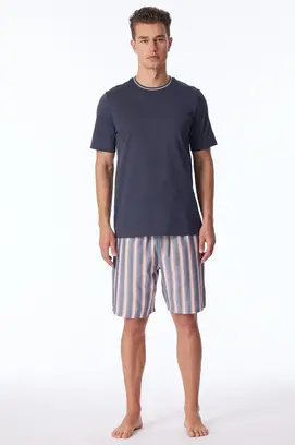 Schiesser Pyjama Short charcoal 181182 54/XL