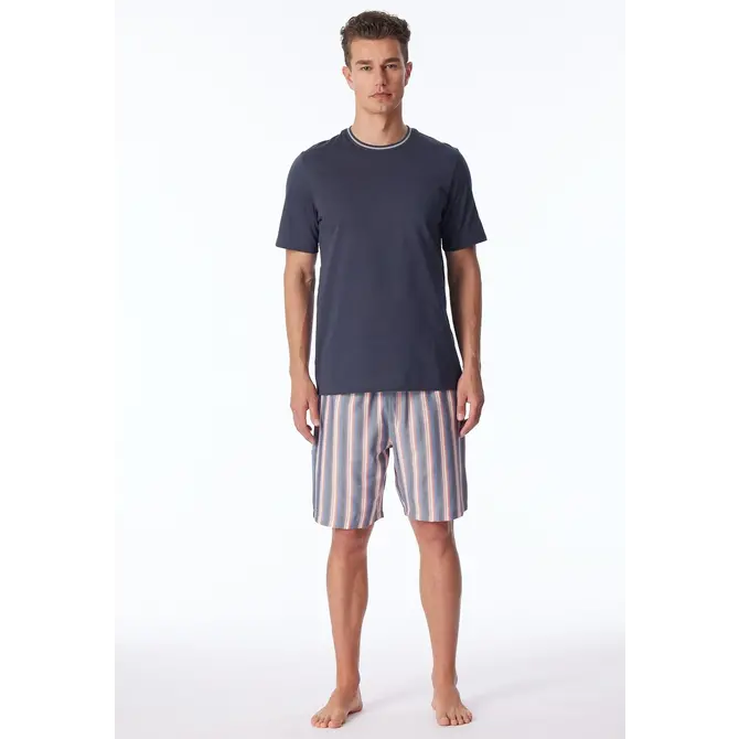 Schiesser Pyjama Short charcoal 181182 54/XL