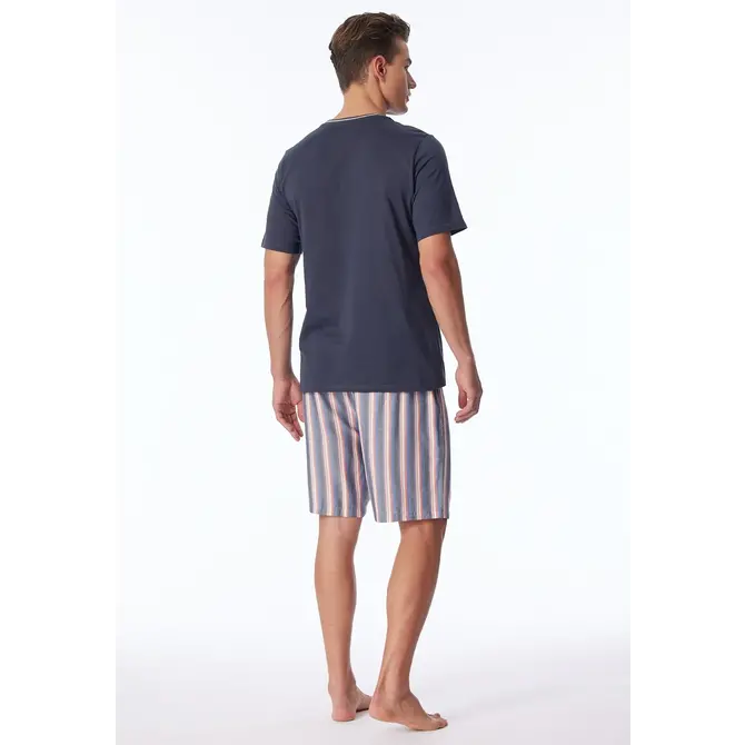 Schiesser Pyjama Court anthracite 181182 54/XL