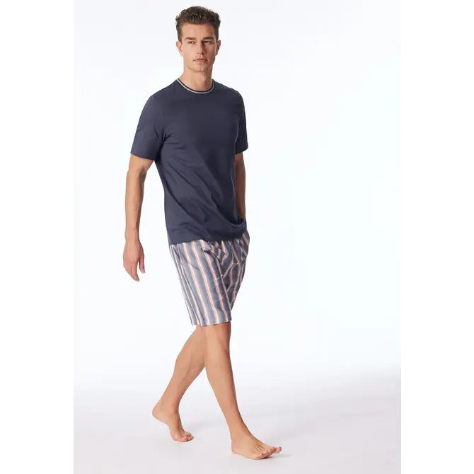 Schiesser Pyjama Court anthracite 181182 54/XL