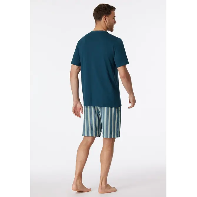 Schiesser Pyjama Court amiral 181182 48/S