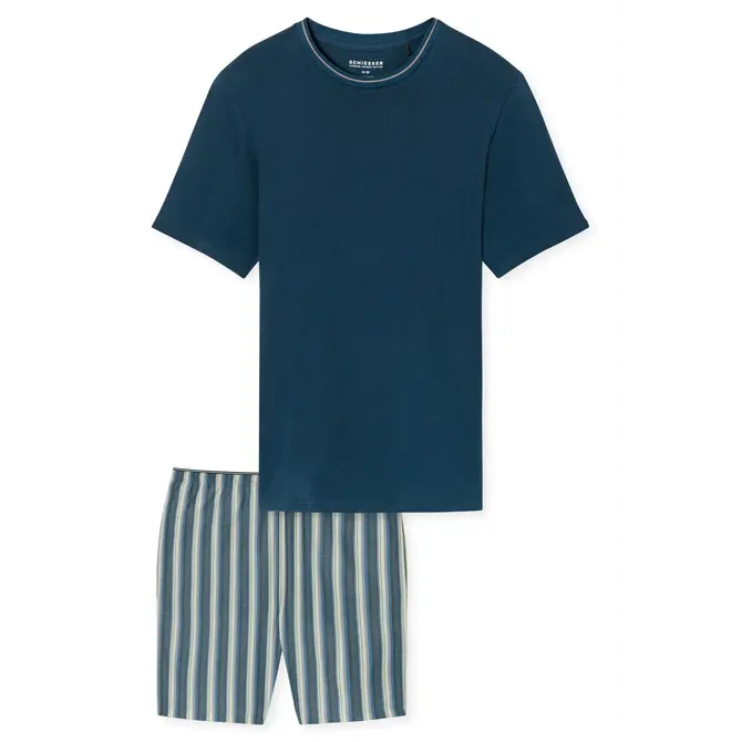 Schiesser Pyjama Court amiral 181182 50/M