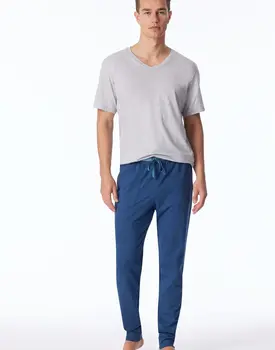 Schiesser Long Pants nightblue 181186 48/S