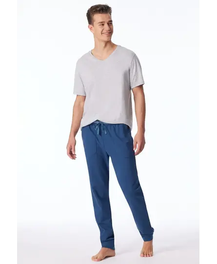 Schiesser Long Pants nightblue 181186 48/S